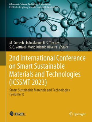 cover image of 2nd International Conference on Smart Sustainable Materials and Technologies (ICSSMT 2023)